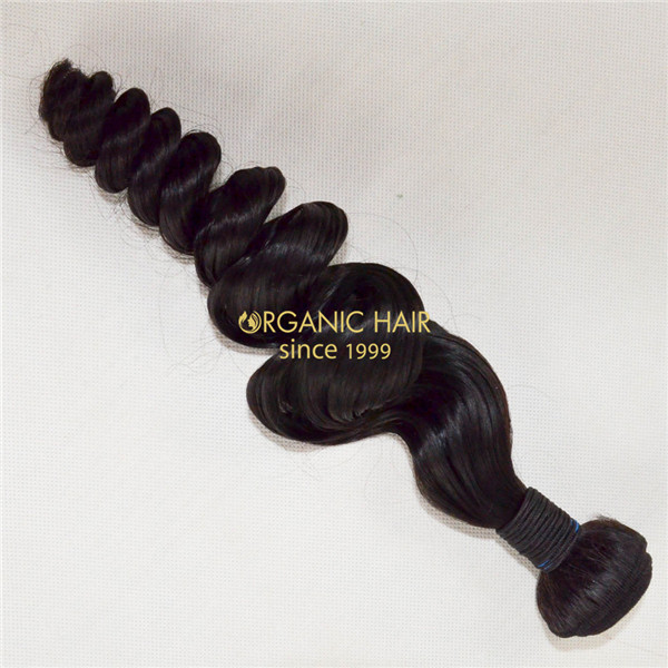 Wholesale brazilian loose wave hair weave